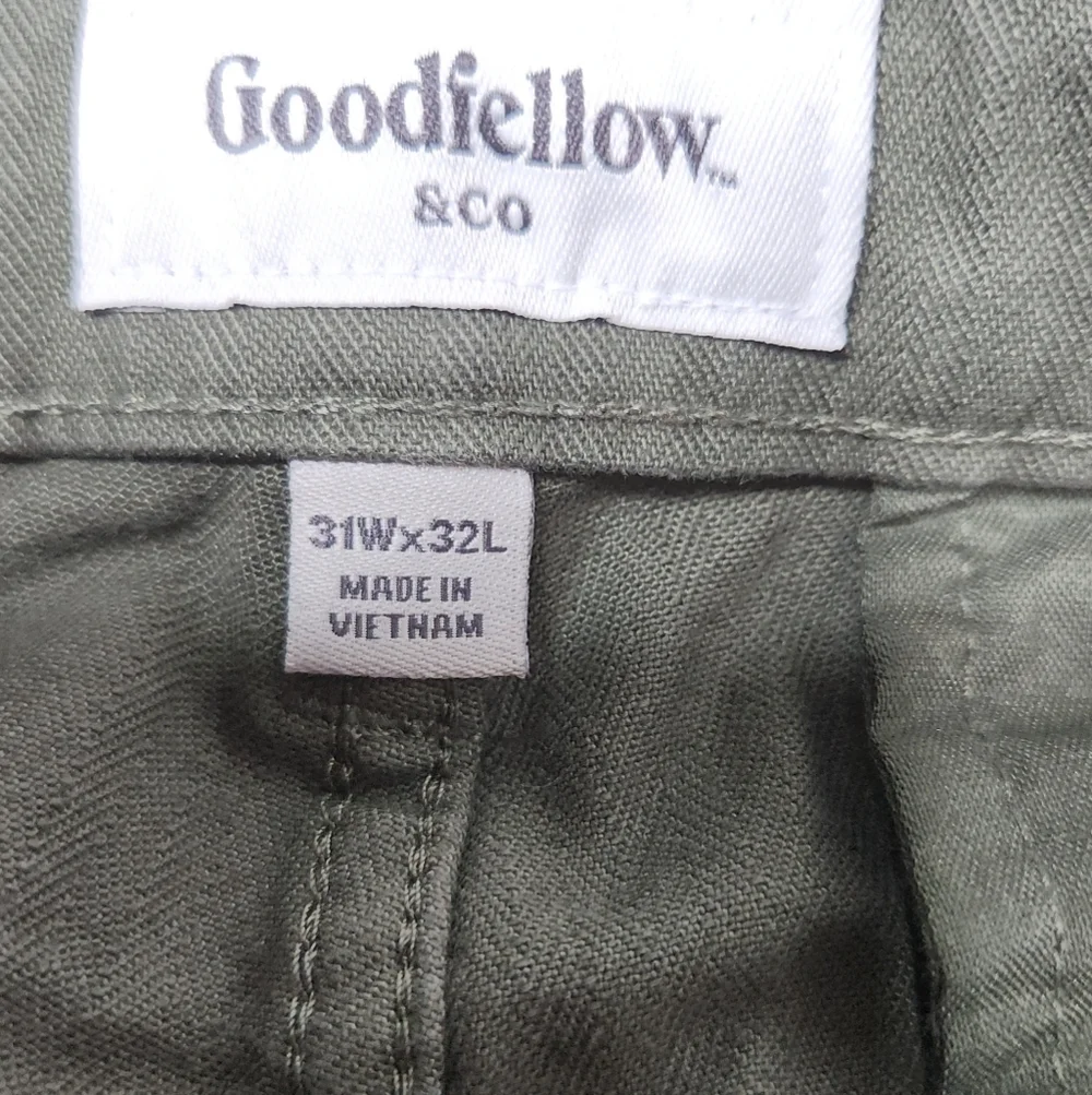 Men's Utility Pants - Goodfellow & Co - Green - 31W X 32L